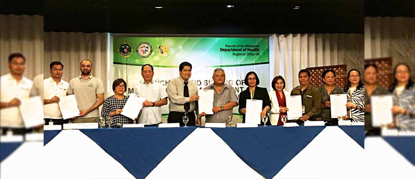 MOA Signing with Cebu DOH Region VII